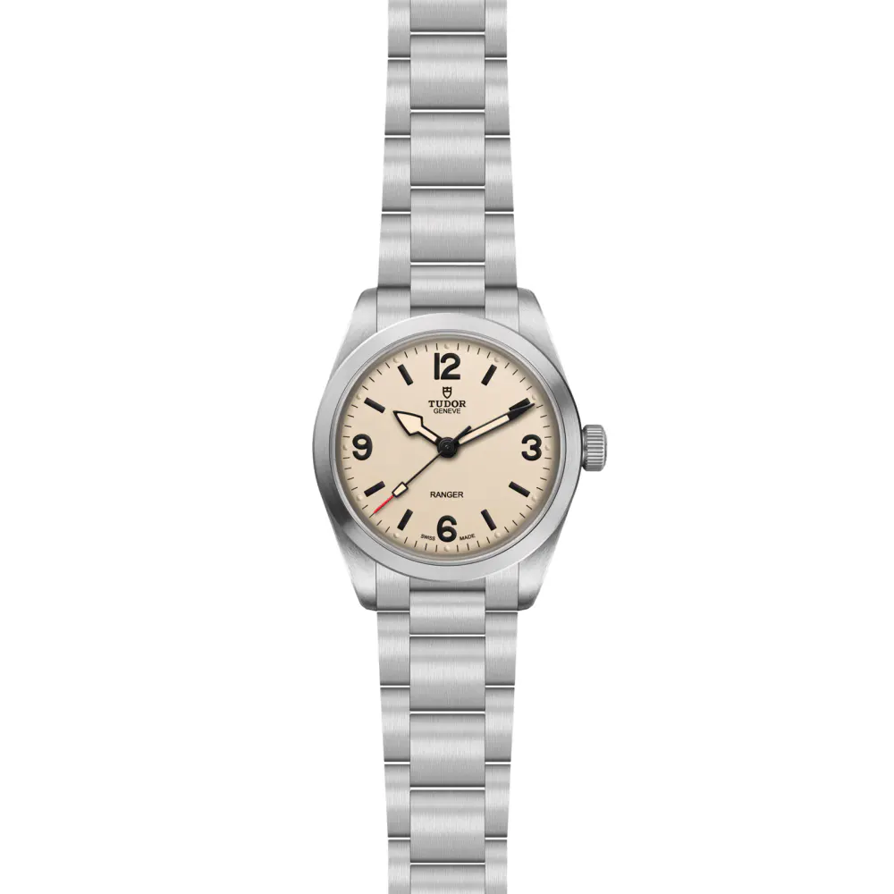 Tudor Ranger 36mm Steel Case Beige Dial detail 2
