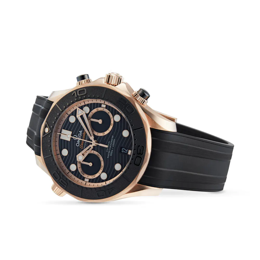 Omega Seamaster Diver 300M Co-Axial 44mm Mens Watch Black in Black, additional product view 2