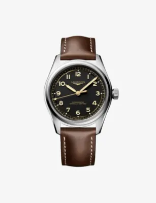 LONGINES Spirit Pilot 39mm Stainless Steel Automatic Watch in STAINLESS STEEL – Jewellery & Watches | Mens luxury watches