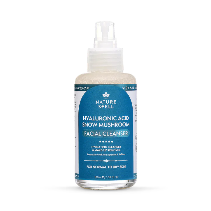 Nature Spell Hyaluronic Acid Snow Mushroom Facial Cleanser 100ml