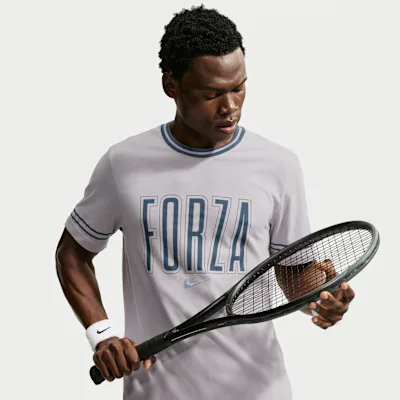 Nike Jannik Sinner Men's Dri-FIT Tennis T-Shirt - Silver Lilac in Silver Lilac – Nike men's and unisex