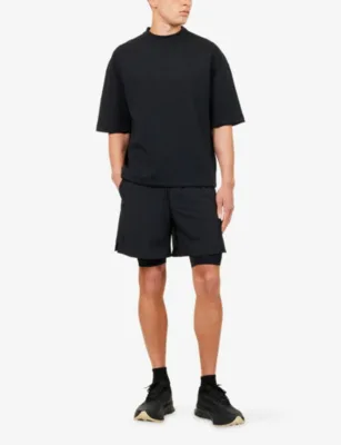 For Him Dri-FIT 18cm 2-in-1 Versatile Training Shorts in Black/black/black/black, additional product view 2