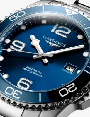 LONGINES L3.781.4.96.6 HydroConquest 41mm Stainless-Steel Automatic Watch in STAINLESS STEEL, additional product view 3