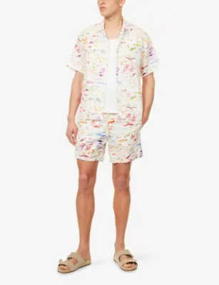 VILEBREQUIN Moorea Fish-Print Swim Shorts detail 2
