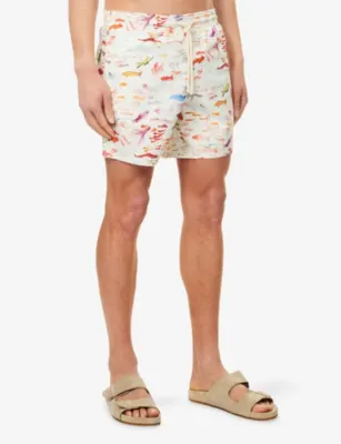 VILEBREQUIN Moorea Fish-Print Swim Shorts detail 3