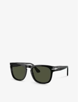 PERSOL PO3333S Elio square-frame acetate sunglasses detail 2