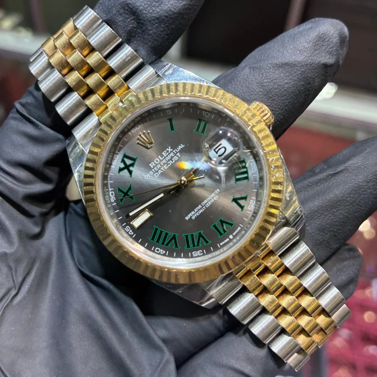 ANKUR - For Him WATCHES 2021 Rolex Datejust 41mm | Two Tone Yellow Gold | "Wimbledon" – Watch