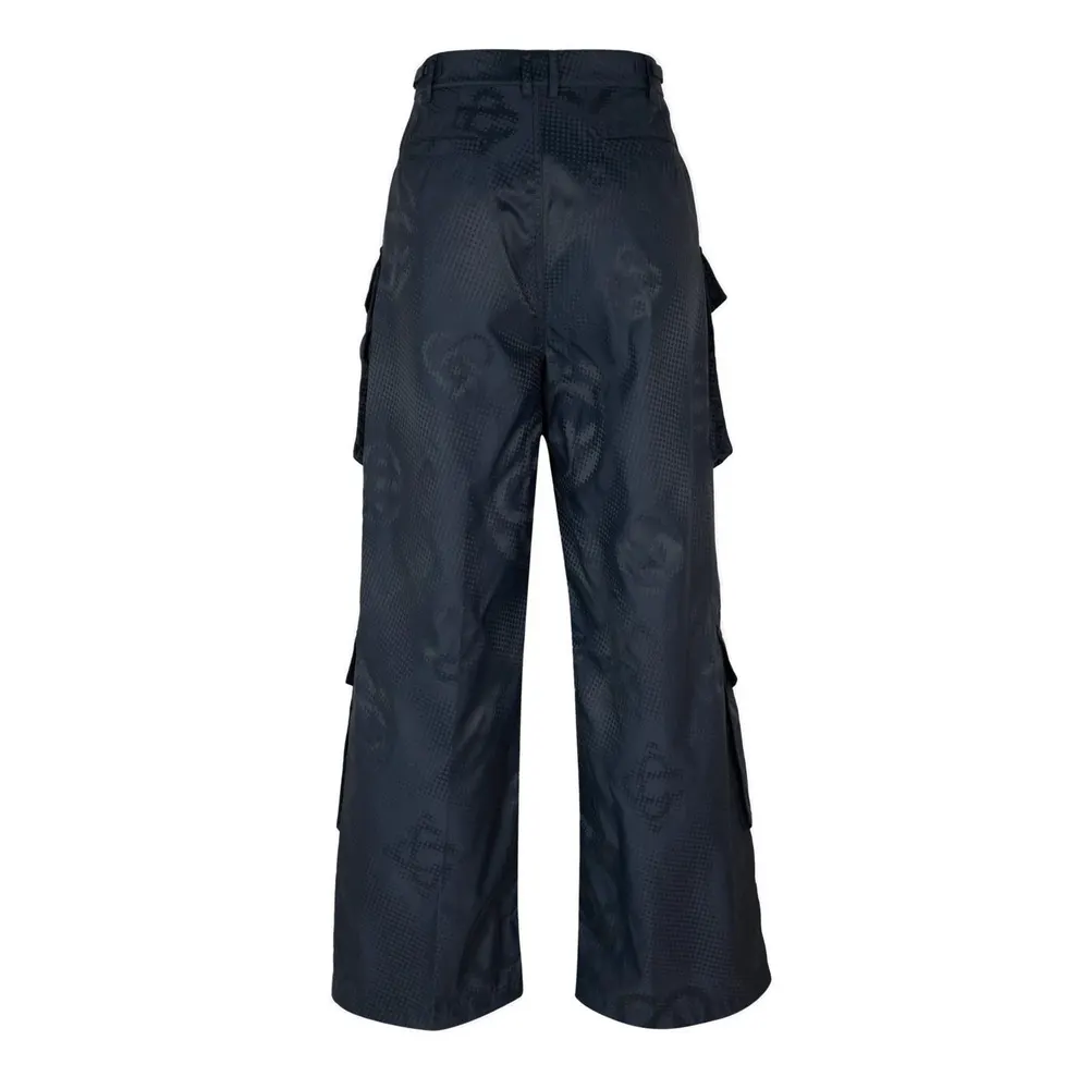Casablanca Men's Cargo Trousers in Satin Black, additional product view 2