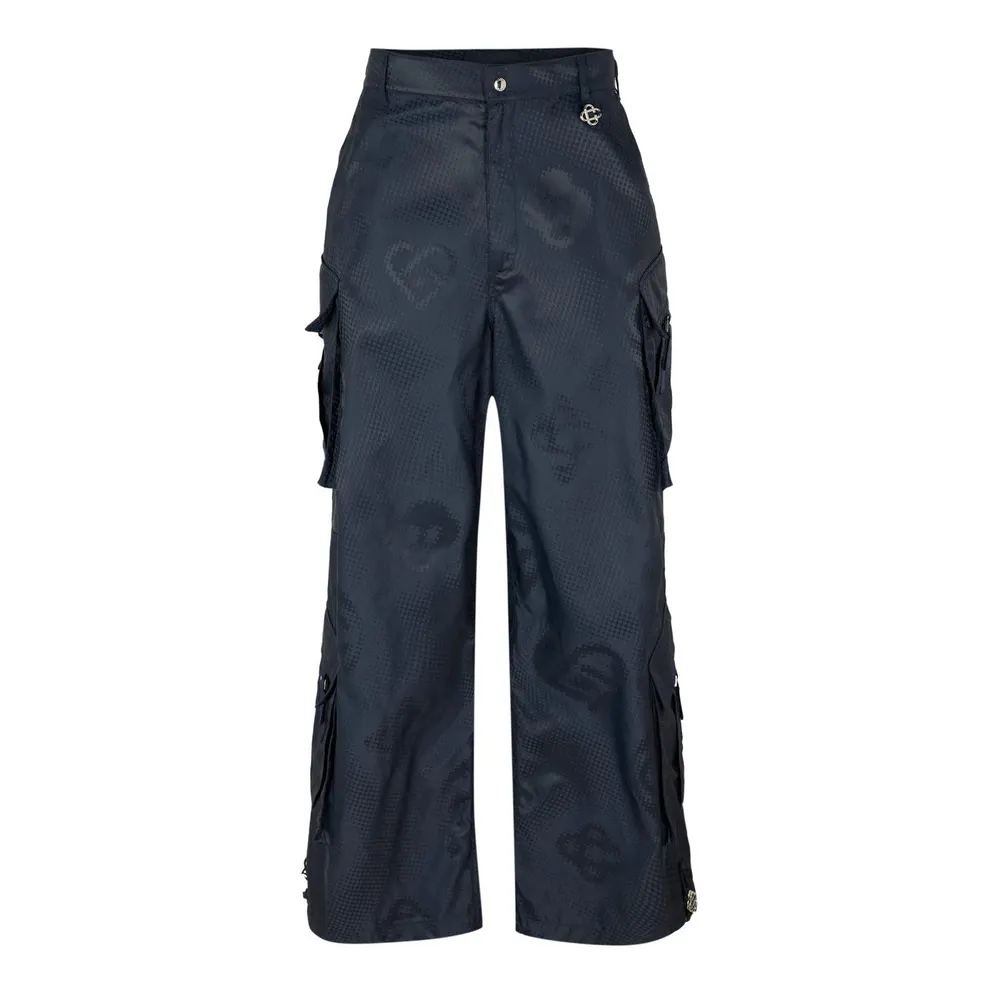 Casablanca Men's Cargo Trousers in Satin Black – Clothing