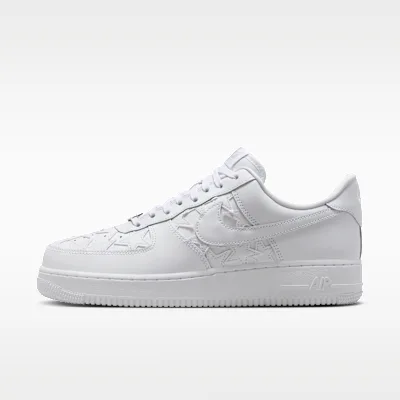 Nike Air Force 1 '07 Edge Men's Shoes - White/Metallic Silver/White