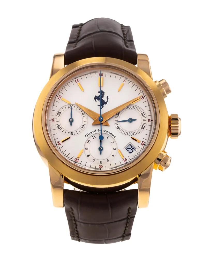 Girard Perregaux Ferrari 8020 — 2006 — Very good in Silver Baton – Pre-owned watches