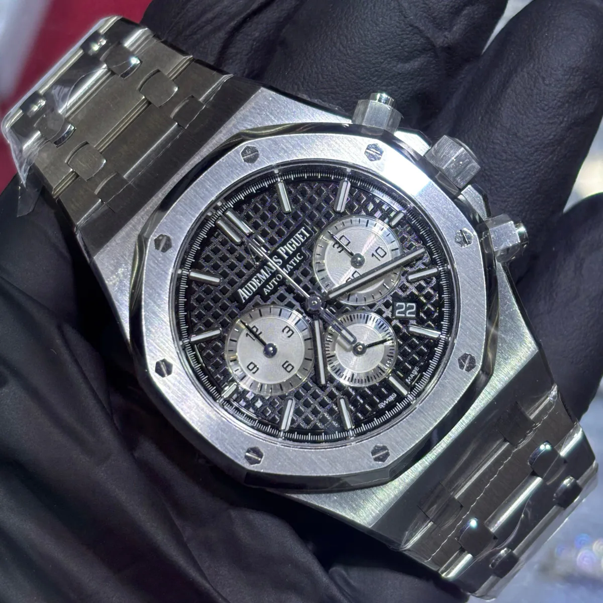 ANKUR - For Him WATCHES Audemars Piguet Royal Oak Chronograph 41mm | Stainless Steel | Black Tapisserie Dial – Watch