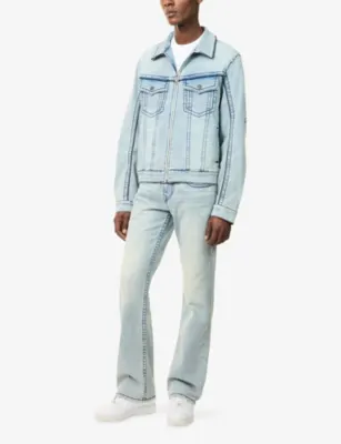 TRUE RELIGION Billy Big T Flap-Pocket Stretch-Denim Jeans detail 2