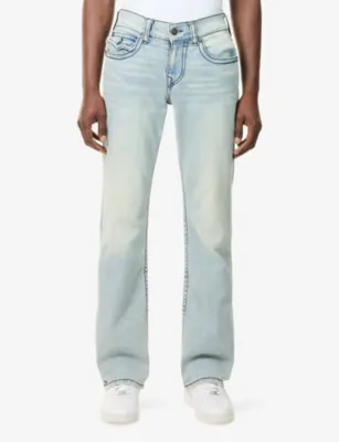 TRUE RELIGION Billy Big T Flap-Pocket Stretch-Denim Jeans detail 3