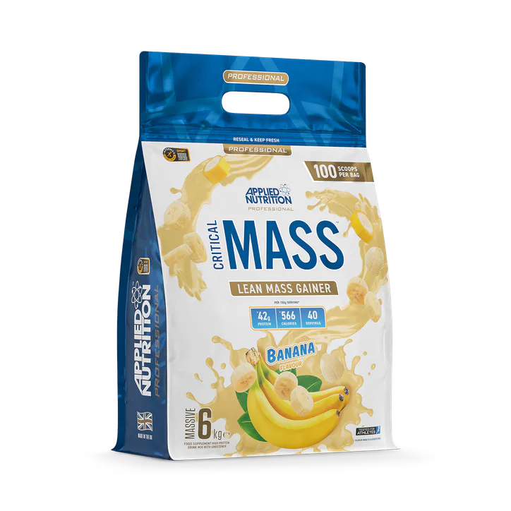 Applied Nutrition Critical Mass Professional Lean Mass Gainer Banana 6kg (40 Servings)