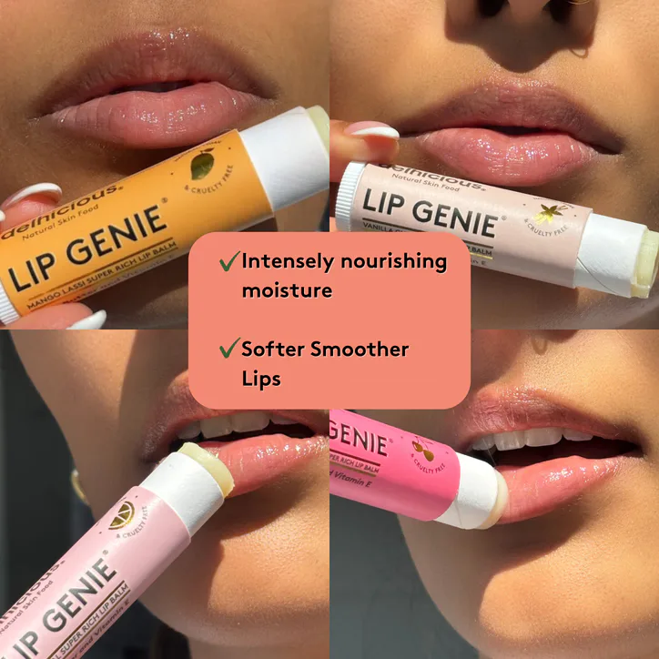 Delhicious Lip Genie Super Rich Lip Balm - 4 Pack detail 3