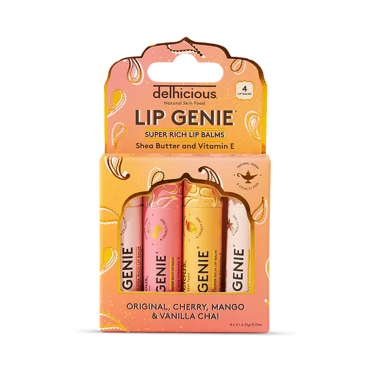 Delhicious Lip Genie Super Rich Lip Balm - 4 Pack