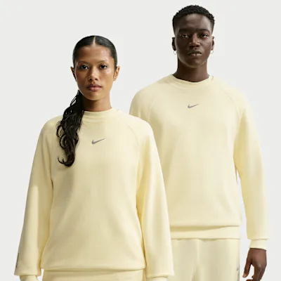 Nike NOCTA Men's Fleece CS Crew - Alabaster/Stealth