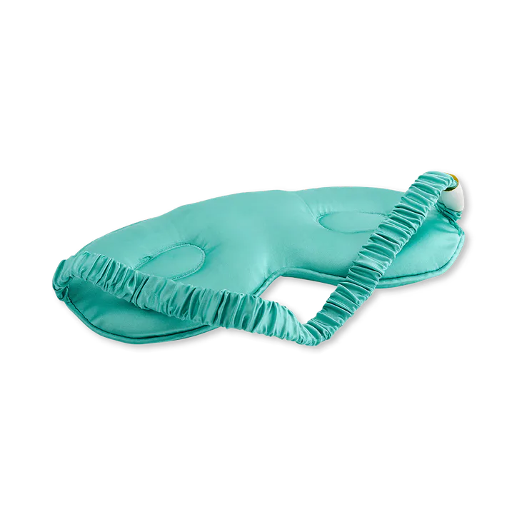 Smug Cloud Padded Satin Sleep Mask Aqua, additional product view 2