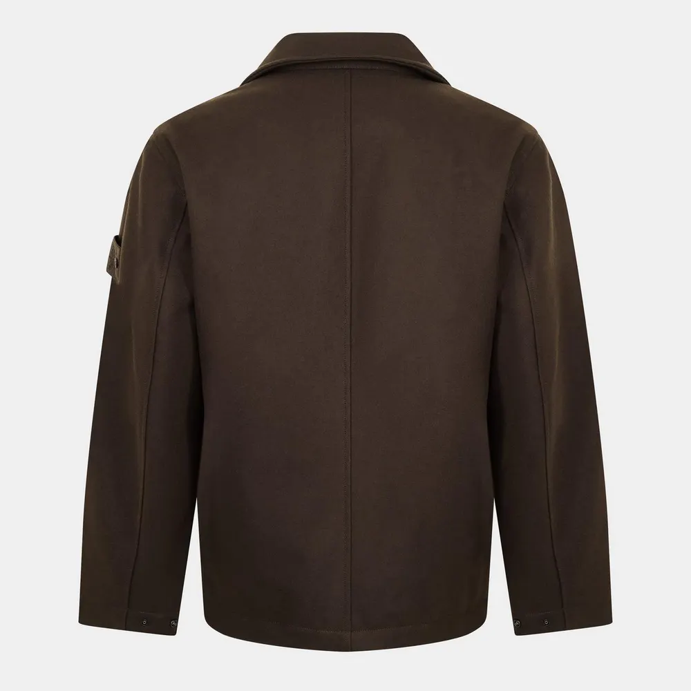 Stone Island Ghost Mens Ghost Wool Blazer in Moro V0070, additional product view 2