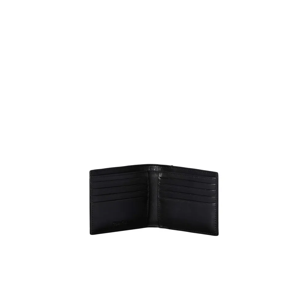 Calvin Klein Raised Leather Billfold Wallet detail 2