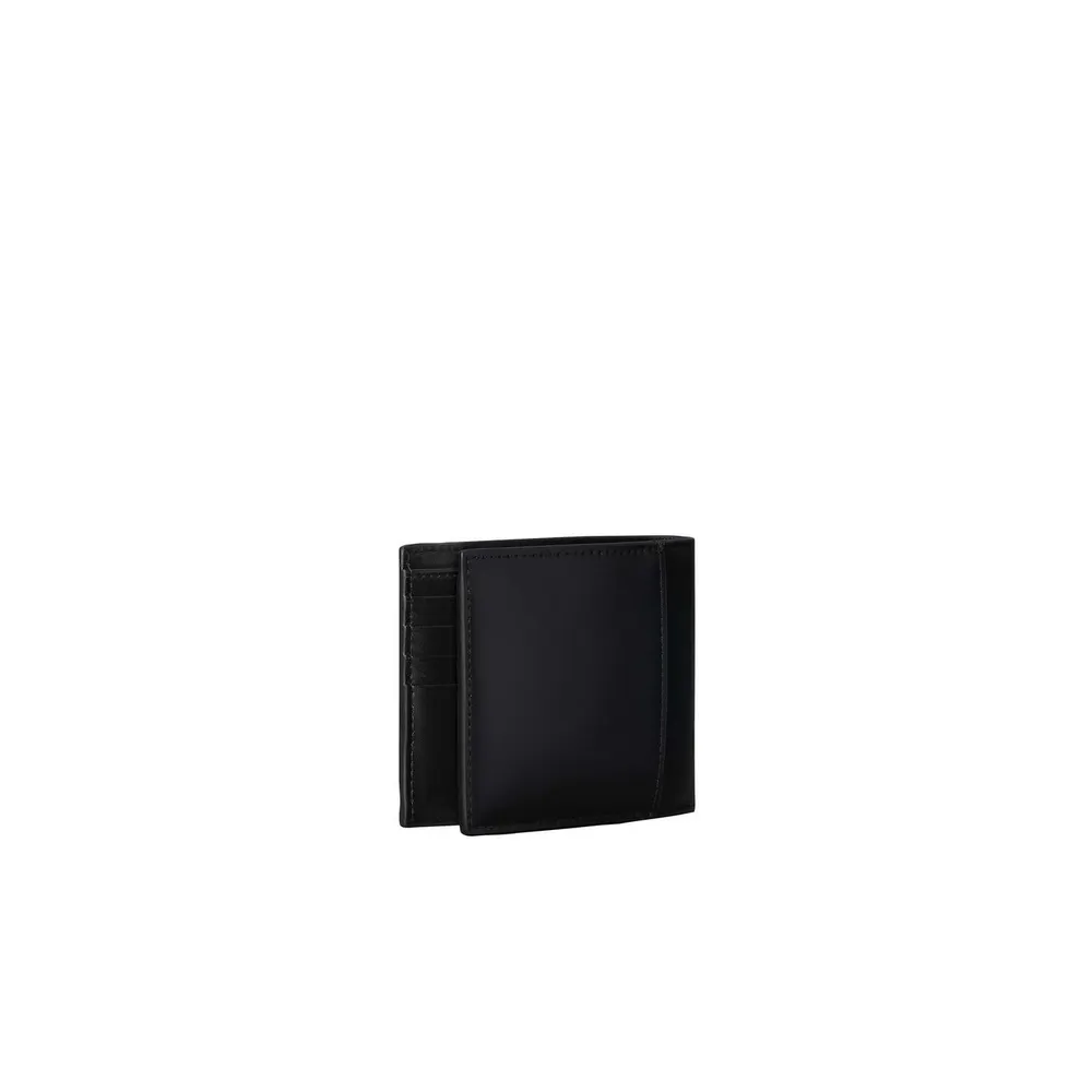 Calvin Klein Raised Leather Billfold Wallet detail 3