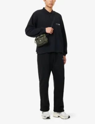COLE BUXTON Surf Baggy Cotton Jogging Bottoms detail 2