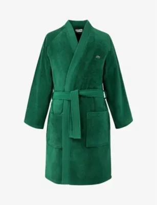 LACOSTE Defile cotton bathrobe