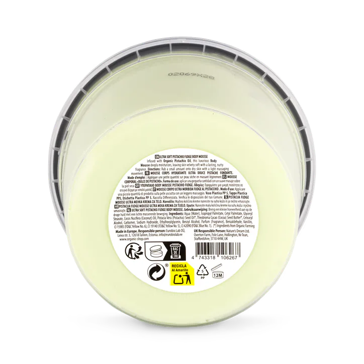 Organic Shop Ultra Soft Pistachio Fudge (Dubai Chocolate) Body Mousse Pistachio & Cocoa 250ml detail 2