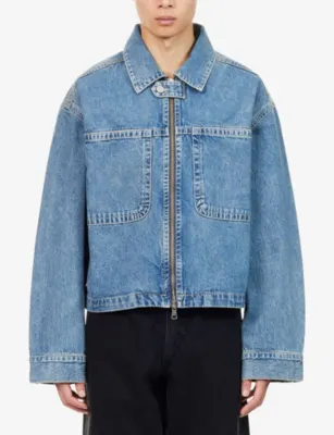 AGOLDE Croydon Denim Jacket in Auto (md Tumbled Ind), additional product view 3