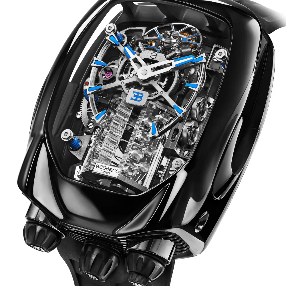 Jacob & Co Bugatti Chiron Tourbillon detail 2