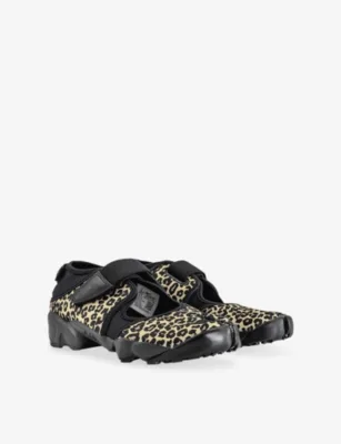 For Him Air Rift Woven Trainers - 6.5 in BLACK HEMP LEOPARD, additional product view 3