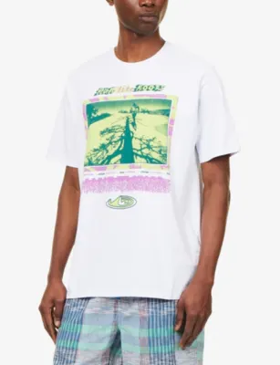 PATAGONIA Run Like Roots Graphic Cotton-Jersey T-Shirt detail 3