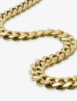 GLD Miami Cuban 18ct Yellow Plated PVD Necklace detail 3