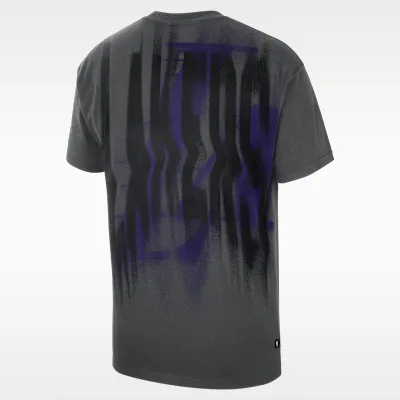 Nike Los Angeles Lakers Nike Men's Basketball Pre-Game T-Shirt - Black