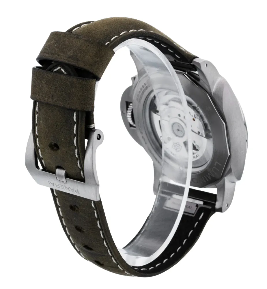Panerai Luminor Marina Titanio PAM03325 — 2025 — Excellent in Green Quarter Arabic, additional product view 3