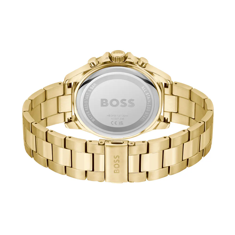 BOSS Troper Quartz 44mm Mens Watch Grey in Green, additional product view 3