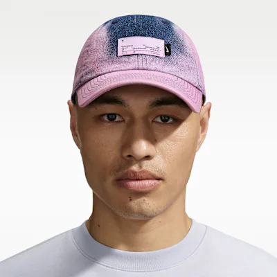 Nike Club Unstructured Denim Painter's Cap - College Navy/Pink Foam