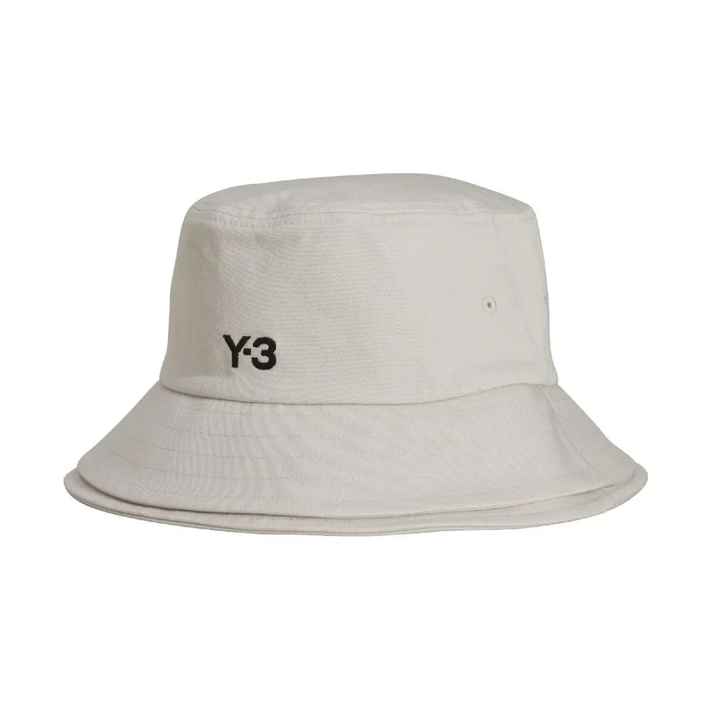 Y3 Y-3 Stripes Bucket Hat in White – Accessories