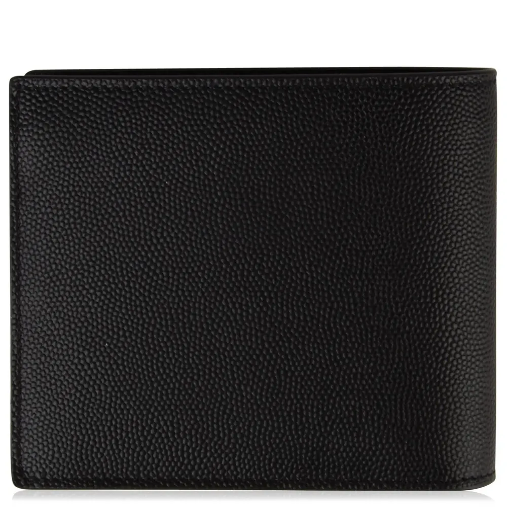 Saint Laurent East/West Grained Leather Wallet detail 2