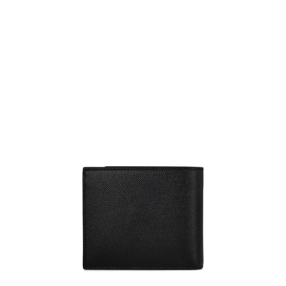 Saint Laurent East/West Grained Leather Wallet detail 3