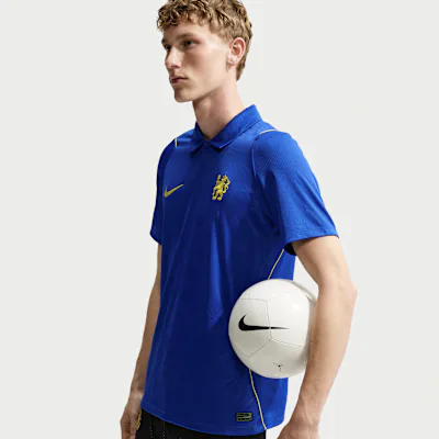 Nike Chelsea FC 2026/27 Stadium Home Men's Nike Dri-FIT Football Replica Shirt - Bright Blue/Midwest Gold/Midwest Gold