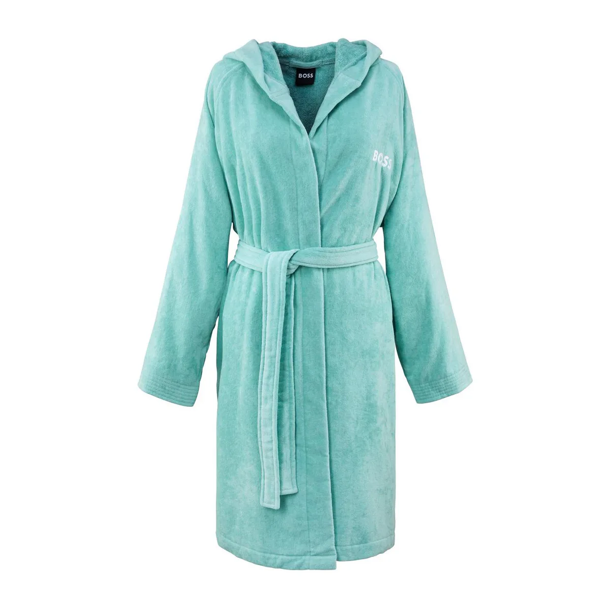 Boss Home Plain Hooded Robe