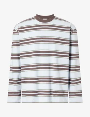 LES DEUX Striped Cotton T-Shirt
