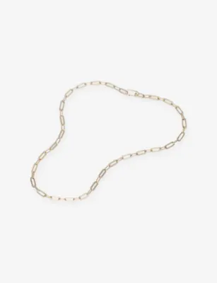 LA MAISON COUTURE Biiju Honest 18ct Yellow Gold Vermeil Chain Necklace detail 3