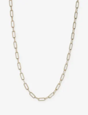 LA MAISON COUTURE Biiju Honest 18ct Yellow Gold Vermeil Chain Necklace