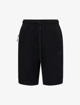For Him Sport Tech Cotton-Blend Shorts in BLACK – Mens | Trousers & shorts | Shorts