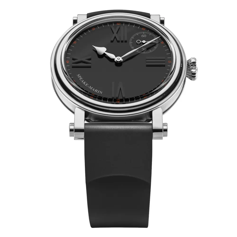 Speake-Marin Academic Black Tie 42mm Mens Watch Black in Black, additional product view 2