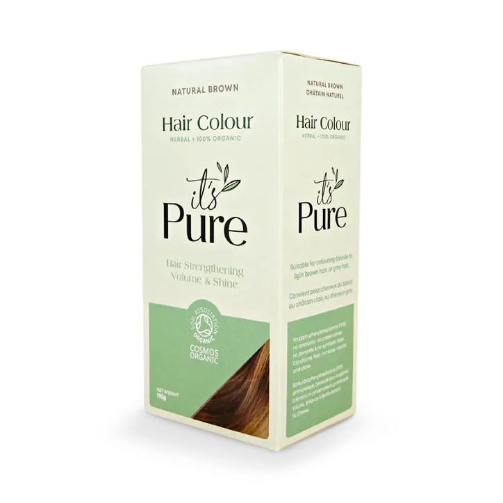 It's Pure Organic Herbal Hair Colour Natural Brown 110g