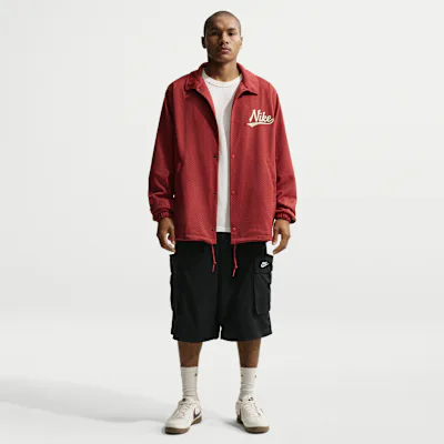 Nike Sportswear Club Men's Oversized Cargo Shorts - Black/White